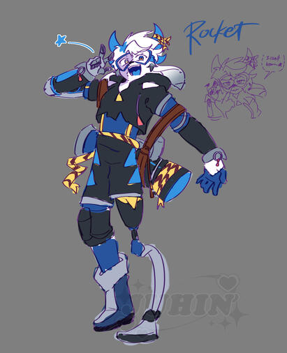 Rocket Phighting! Fan design